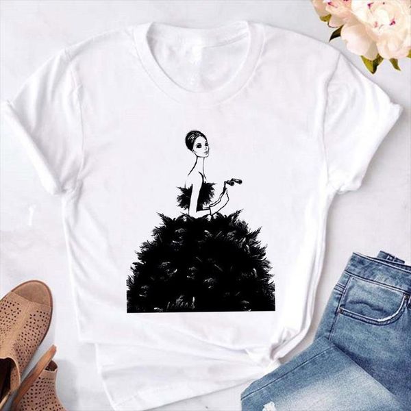 fashion harajuku pretty lady mens images printed men casual streetwear clothes vintage summer shirt tee, White;black
fashion harajuku pretty lady mens images printed men casual streetwear clothes vintage summer shirt tee, White;black