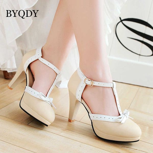byqdy new women mary janes pumps t-strap women 9cm spike heels shoes sweet bowtie lolita shoes buckle strap wedding bridal shoes y0611, Black
byqdy new women mary janes pumps t-strap women 9cm spike heels shoes sweet bowtie lolita shoes buckle strap wedding bridal shoes y0611, Black