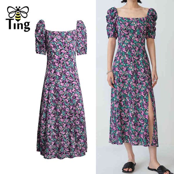 vintage victorian square neck floral long midi dress puff sleeve split longa casual summer chic streetwear za 210513, Black;gray
vintage victorian square neck floral long midi dress puff sleeve split longa casual summer chic streetwear za 210513, Black;gray