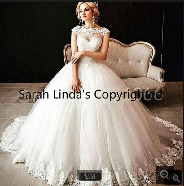 robe de mariage white tulle ball gown wedding dresses lace appliques beaded cap sleeve princess modest bridal gowns court train long puffy b
robe de mariage white tulle ball gown wedding dresses lace appliques beaded cap sleeve princess modest bridal gowns court train long puffy b
