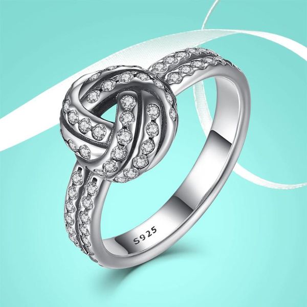 cluster rings forewe 100% authentic 925 sterling silver sparkling love knot finger pave crystal luxury wedding ring for women jewelry, Golden;silver
cluster rings forewe 100% authentic 925 sterling silver sparkling love knot finger pave crystal luxury wedding ring for women jewelry, Golden;silver