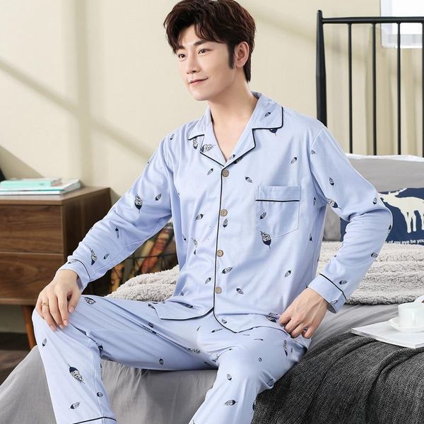 Men's Sleepwear informal striped cotton pajamas, long sleeve family, 05LV, Black;brown
Men's Sleepwear informal striped cotton pajamas, long sleeve family, 05LV, Black;brown