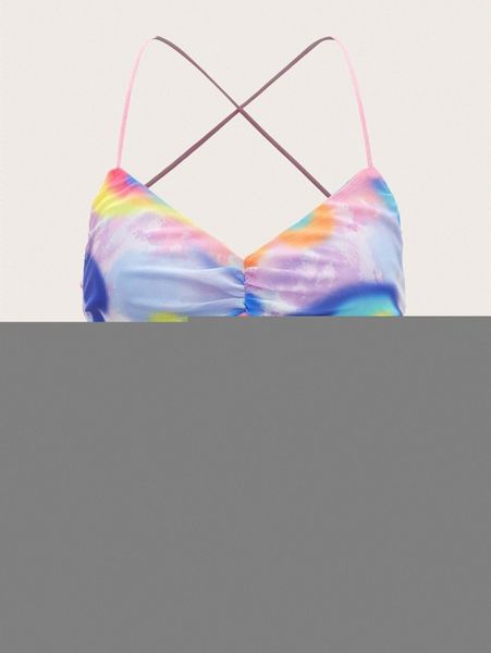 tie dye and heart print lettuce trim mesh cami j8ny#, White
tie dye and heart print lettuce trim mesh cami j8ny#, White