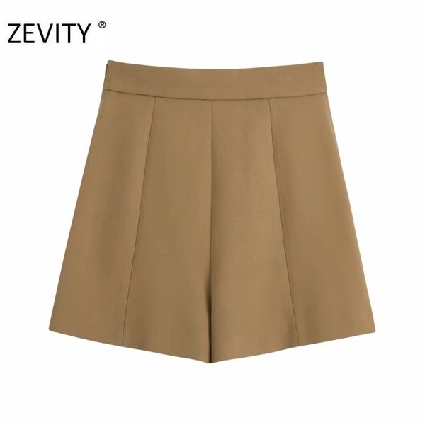 zevity women vintage double breasted decoration pockets slim shorts skirts ladies side zipper chic pantalone cortos p933 210304, White;black
zevity women vintage double breasted decoration pockets slim shorts skirts ladies side zipper chic pantalone cortos p933 210304, White;black
