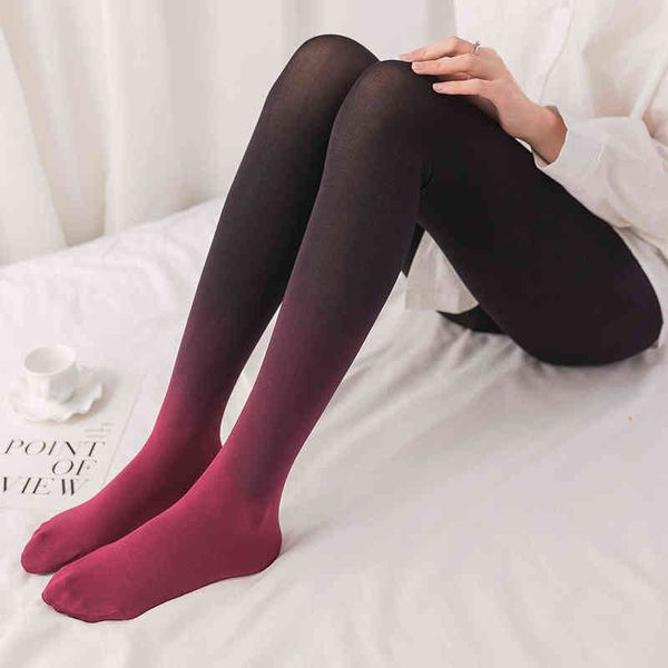 trend new women 120d velvet tights gradient color opaque seamless stockings pantyhose female pantys (so22) y1130, Black;white
trend new women 120d velvet tights gradient color opaque seamless stockings pantyhose female pantys (so22) y1130, Black;white
