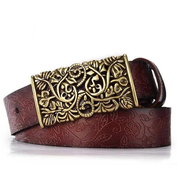 belts 2021 belt for women waistband cowskin leather lady vintage pin buckle hollow flower fashion woman jeans girdle female, Black;brown
belts 2021 belt for women waistband cowskin leather lady vintage pin buckle hollow flower fashion woman jeans girdle female, Black;brown