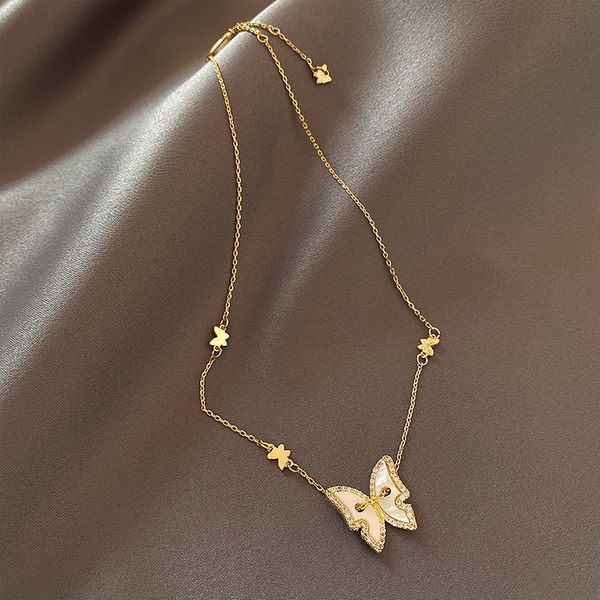 xianlan669 dust the butterfly necklace female light luxury niche design sense of individuality contracted new necklace collarbone, Silver
xianlan669 dust the butterfly necklace female light luxury niche design sense of individuality contracted new necklace collarbone, Silver