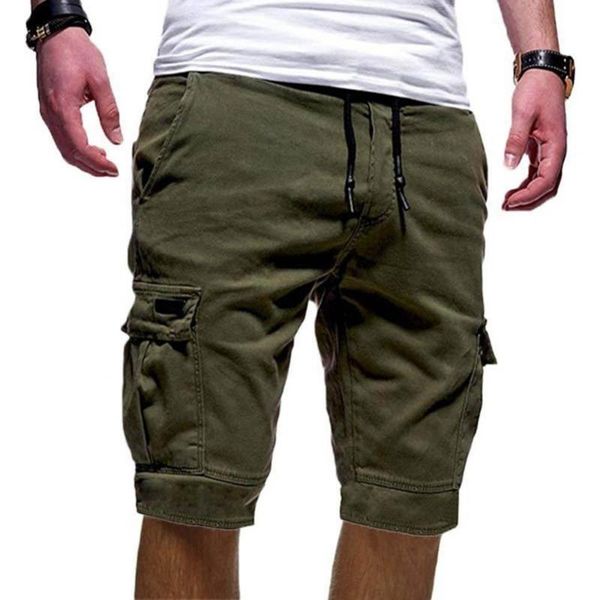 summer casual men solid color cargo shorts multi-pockets drawstring fifth pants men's, White;black
summer casual men solid color cargo shorts multi-pockets drawstring fifth pants men's, White;black