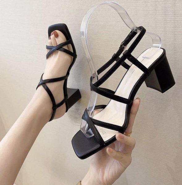 sandals summer gladiator black yellow high heels women's shoes with open toe suede word buckle women rome 2021
sandals summer gladiator black yellow high heels women's shoes with open toe suede word buckle women rome 2021