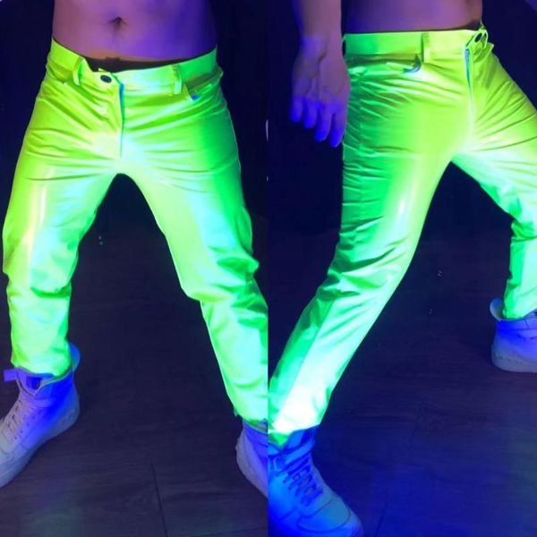 stage wear cosutme men fluorescent green stretch slim leather pants party rave outfit nightclub gogo jazz dance clothing vdb4029, Black;red
stage wear cosutme men fluorescent green stretch slim leather pants party rave outfit nightclub gogo jazz dance clothing vdb4029, Black;red