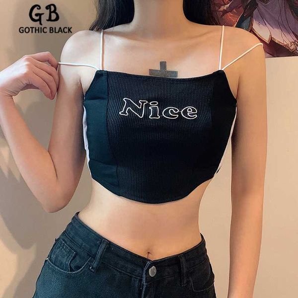 women's tanks & camis gothblack streetwear slim ltter print knicamislo women gothic dark bodycon splice tank female fashion casual, White
women's tanks & camis gothblack streetwear slim ltter print knicamislo women gothic dark bodycon splice tank female fashion casual, White