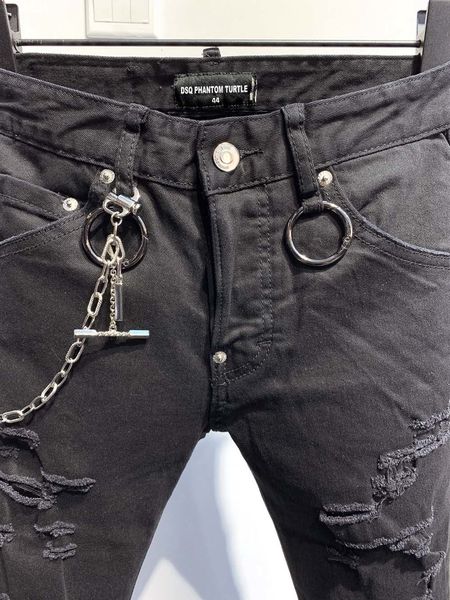 men's jeans phantom turtle classic fashion man hip hop rock moto mens casual design ripped distressed ny denim biker 6910, Blue 
men's jeans phantom turtle classic fashion man hip hop rock moto mens casual design ripped distressed ny denim biker 6910, Blue