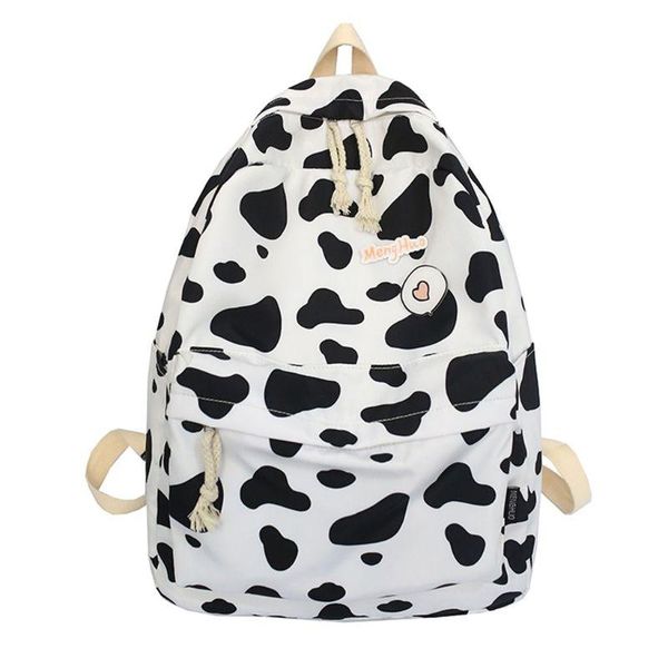 backpack cow pattern canvas rucksack large capacity daypack travel bag bookbag for teenagers girls schoolbag
backpack cow pattern canvas rucksack large capacity daypack travel bag bookbag for teenagers girls schoolbag