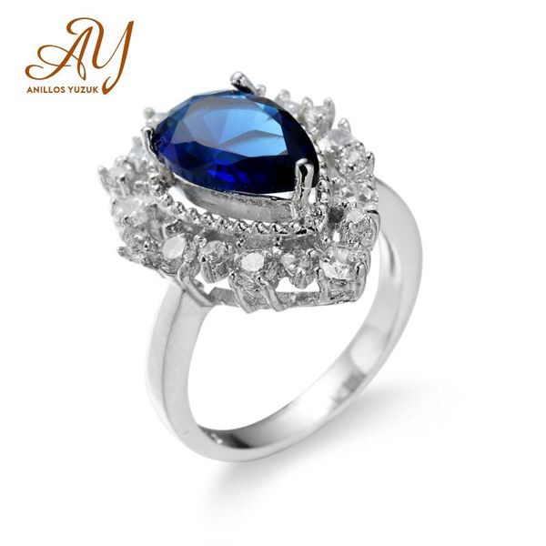 cluster rings anillos yuzuk authentic 925 sterling silver blue water drop cz tiny pendant finger for women engagement statement jewelry, Golden;silver
cluster rings anillos yuzuk authentic 925 sterling silver blue water drop cz tiny pendant finger for women engagement statement jewelry, Golden;silver