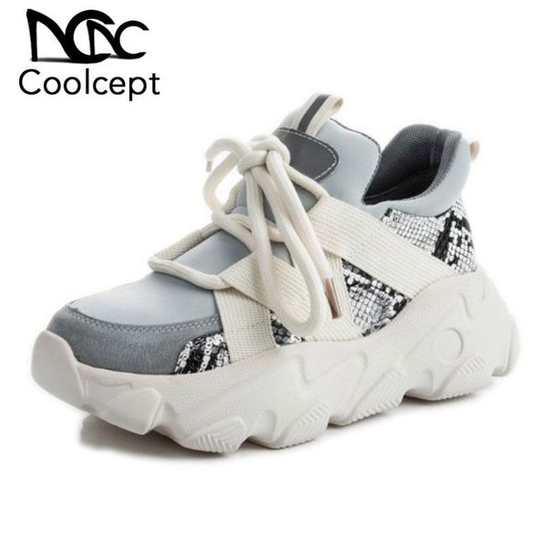 dress shoes coolcept fashion women sneaker snake pattern high heel platform casual daily hiking footwear size 35-40, Black
dress shoes coolcept fashion women sneaker snake pattern high heel platform casual daily hiking footwear size 35-40, Black
