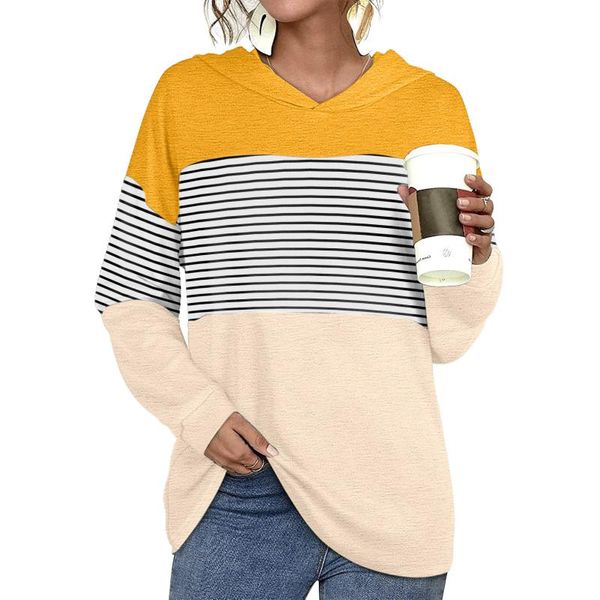 women's hoodies & sweatshirts 40# striped stitching sweatshirt women aesthetic long-sleeved pullover hooded autumn plus size moletom, Black
women's hoodies & sweatshirts 40# striped stitching sweatshirt women aesthetic long-sleeved pullover hooded autumn plus size moletom, Black