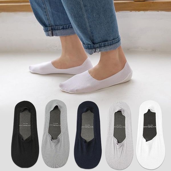 men's socks invisible mesh ice silk hollow breathable boat men woman summer silicone heel anti slip ultra-thin cotton ankle sock 1pair, Black
men's socks invisible mesh ice silk hollow breathable boat men woman summer silicone heel anti slip ultra-thin cotton ankle sock 1pair, Black