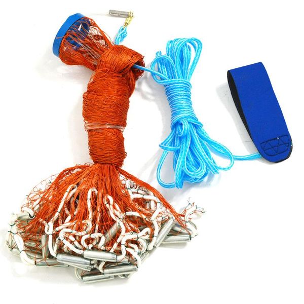 2.4m-7.2m small mesh american hand cast fishing net throw network with sinker and without fish trap accessories
2.4m-7.2m small mesh american hand cast fishing net throw network with sinker and without fish trap accessories