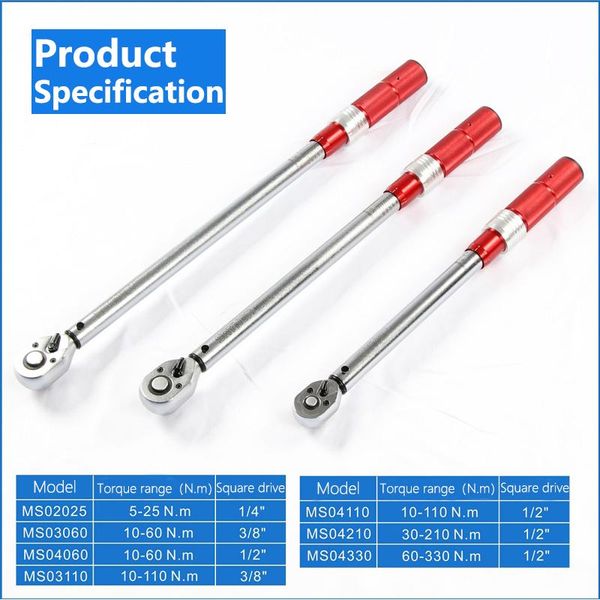hand tools various styles universal adjustable 1/4, 3/8, 1/2 torque wrench, spanner suitable for bike/car/motorcycle repair
hand tools various styles universal adjustable 1/4, 3/8, 1/2 torque wrench, spanner suitable for bike/car/motorcycle repair