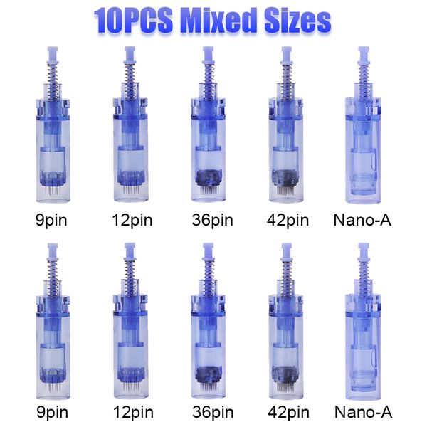 5/10/50pcs mixed a1 dr pen microneedling cartridge needle 9/12/36/42pin/nano cartridge for auto tattoo needles micro needle tipscouts
5/10/50pcs mixed a1 dr pen microneedling cartridge needle 9/12/36/42pin/nano cartridge for auto tattoo needles micro needle tipscouts