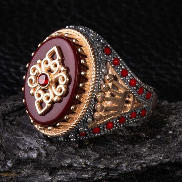 cluster rings king burgundy zircon stone silver ring vintage men made in turkey solid 925 sterling, Golden;silver
cluster rings king burgundy zircon stone silver ring vintage men made in turkey solid 925 sterling, Golden;silver