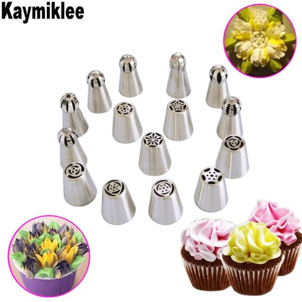 baking & pastry tools kaymiklee 15pcs/set icing piping nozzles cake tips stainless steel decorating cs025
baking & pastry tools kaymiklee 15pcs/set icing piping nozzles cake tips stainless steel decorating cs025