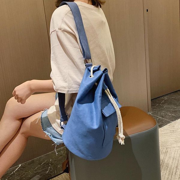 duffel bags jiulin fashion canvas extract bucket 2021 students' simple bag single shoulder oblique drawstring travel
duffel bags jiulin fashion canvas extract bucket 2021 students' simple bag single shoulder oblique drawstring travel