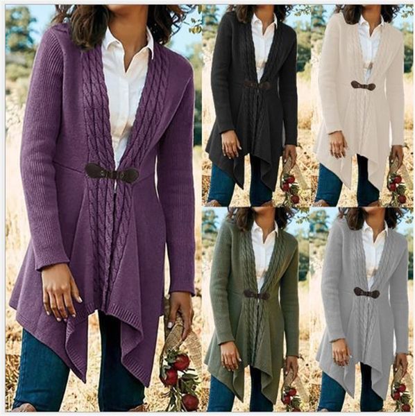 knits coat knitted or crocheted woman irregular hem cardigan sweater sleeve jacket of large dimensions, White
knits coat knitted or crocheted woman irregular hem cardigan sweater sleeve jacket of large dimensions, White