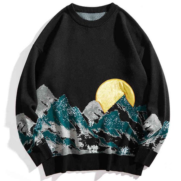 vintage knitted men fashion casual chine sweater loose knitwear jacquard mountain pullover male spring autumn 2021, White;black
vintage knitted men fashion casual chine sweater loose knitwear jacquard mountain pullover male spring autumn 2021, White;black