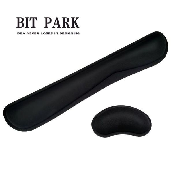 mouse pads & wrist rests bitpark memory foam set keyboard rest pad support for office, computer, laptop
mouse pads & wrist rests bitpark memory foam set keyboard rest pad support for office, computer, laptop
