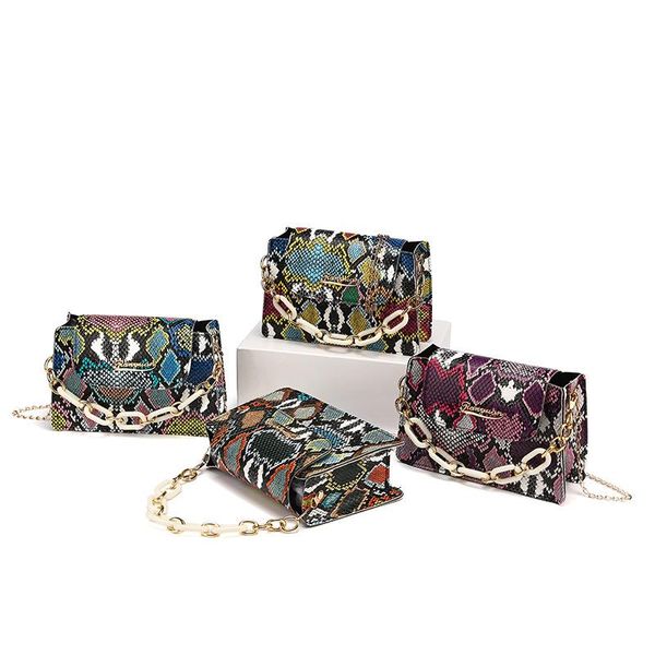 shoulder bags female handbag 2021 colorful snake pattern acrylic thick chain small flap bag girls leisure mobile phone coin purse
shoulder bags female handbag 2021 colorful snake pattern acrylic thick chain small flap bag girls leisure mobile phone coin purse