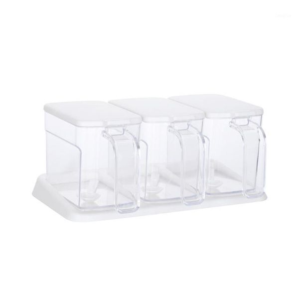 storage bottles & jars 3 in 1 restaurant modern salt dustproof sugar condiment jar cooking home container with spoons clear seasoning box
storage bottles & jars 3 in 1 restaurant modern salt dustproof sugar condiment jar cooking home container with spoons clear seasoning box