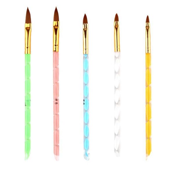 nail brushes 5pcs art brush tools set acrylic uv gel builder painting drawing pens cuticle pusher tool, Yellow
nail brushes 5pcs art brush tools set acrylic uv gel builder painting drawing pens cuticle pusher tool, Yellow