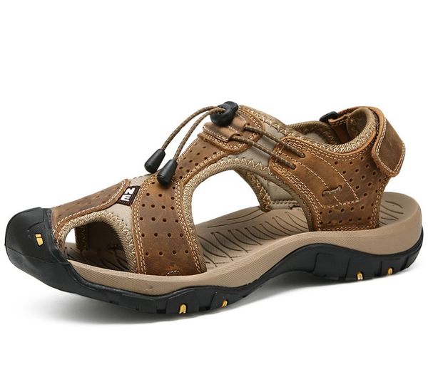 classic cow leather luxurys sandals summer outdoor handmade mens sandal fashion comfortable beach shoes, Black
classic cow leather luxurys sandals summer outdoor handmade mens sandal fashion comfortable beach shoes, Black