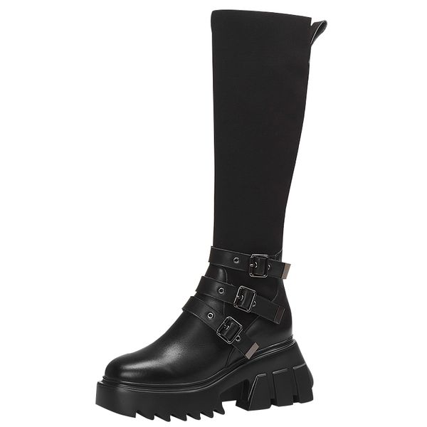 knight genuine boot style fashion thin rivet buckle boots spring and fall jmj4, Black
knight genuine boot style fashion thin rivet buckle boots spring and fall jmj4, Black