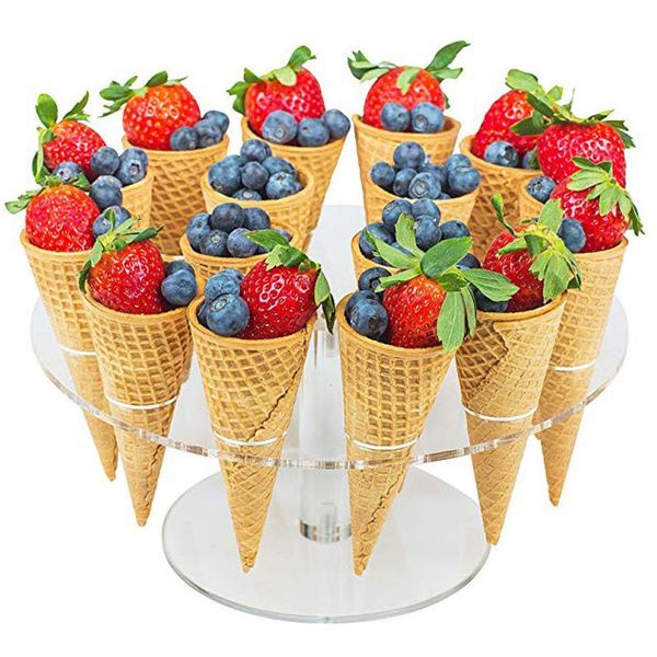 other bakeware 6/16 holes transparent acrylic ice cream stand cake cone pastry holder wedding party buffet food display rack bake tool
other bakeware 6/16 holes transparent acrylic ice cream stand cake cone pastry holder wedding party buffet food display rack bake tool