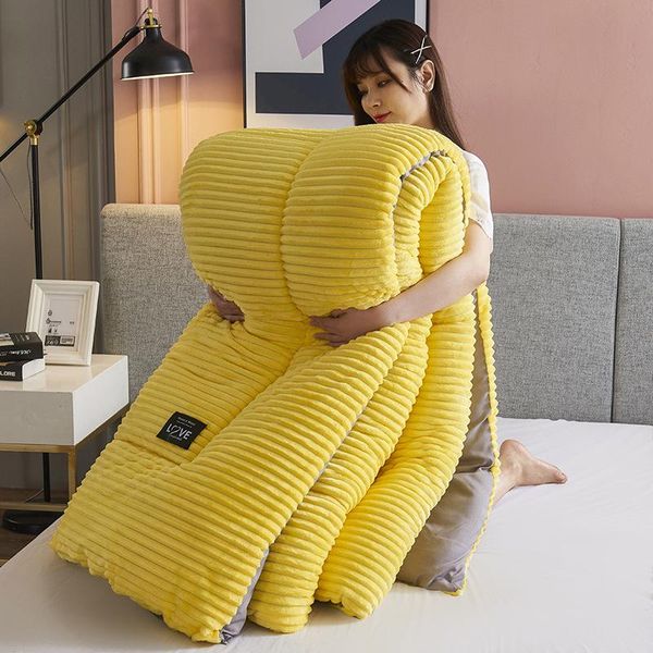 comforters & sets autumn winter quilt thicken magic velvet warm dormitory single student king size blanket cover
comforters & sets autumn winter quilt thicken magic velvet warm dormitory single student king size blanket cover