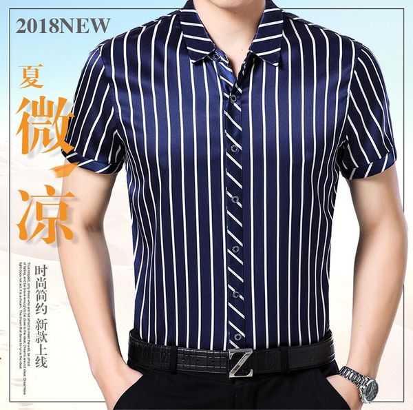 summer wear 95% natural silk shirt, men's short sleeved striped, half sleeved, loose shirt. casual shirts, White;black
summer wear 95% natural silk shirt, men's short sleeved striped, half sleeved, loose shirt. casual shirts, White;black