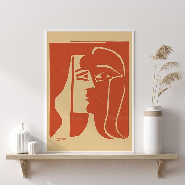 paintings picasso wall art kiss abstract woman terracotta tone modern decor matisse style home canvas painting
paintings picasso wall art kiss abstract woman terracotta tone modern decor matisse style home canvas painting