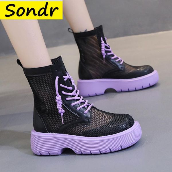 boots punk retro women ankle thick heel summer mesh hollow platform block black night club shoes
boots punk retro women ankle thick heel summer mesh hollow platform block black night club shoes