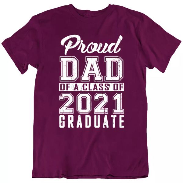 proud dad tee class of 2021 graduate father gift funny vintage t-shirts new, White;black
proud dad tee class of 2021 graduate father gift funny vintage t-shirts new, White;black