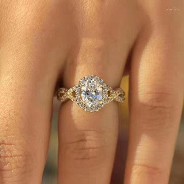 wedding rings 2021 trendy golden cross twist engagement for women oval white cz stone inlay fashion jewelry party gift ring1, Slivery;golden
wedding rings 2021 trendy golden cross twist engagement for women oval white cz stone inlay fashion jewelry party gift ring1, Slivery;golden
