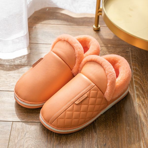 women winter leather slippers home warm plush fluffy shoes memory foam waterproof platform slipper soft antiskid big size 46, Black
women winter leather slippers home warm plush fluffy shoes memory foam waterproof platform slipper soft antiskid big size 46, Black