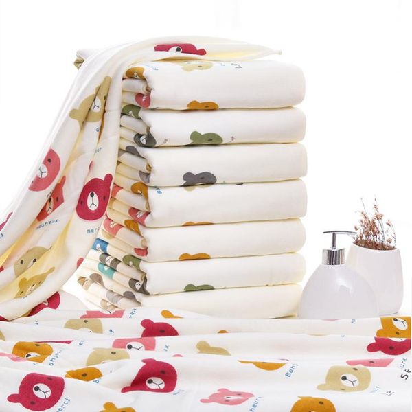 towel cotton double layer fabric bear head m & h printed absorbent file gift bath
towel cotton double layer fabric bear head m & h printed absorbent file gift bath