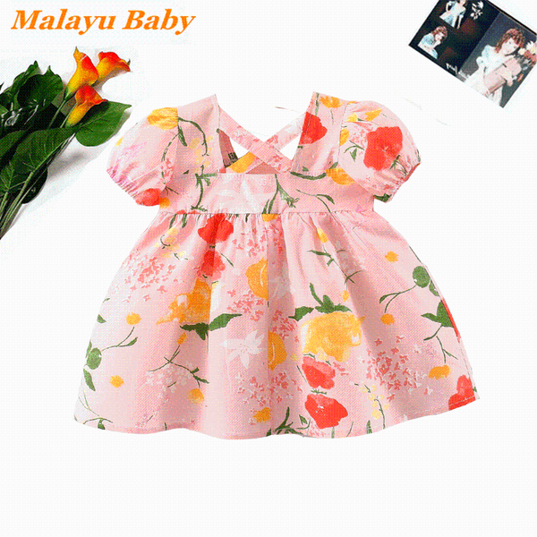 girl's dresses malayu baby infant girl dress 2021 summer clothes cute cotton flowers princess costume 0-2years born vestidos, Red;yellow
girl's dresses malayu baby infant girl dress 2021 summer clothes cute cotton flowers princess costume 0-2years born vestidos, Red;yellow