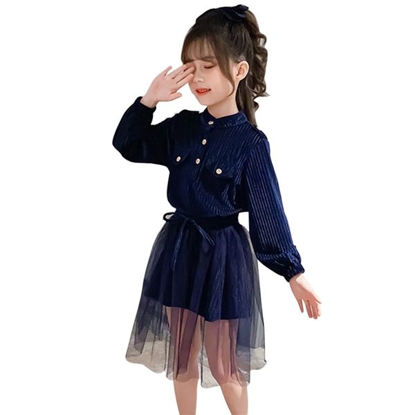 teen girls clothing blouse + mesh skirt tracksuits for spring autumn clothes casual style kids 210527, White
teen girls clothing blouse + mesh skirt tracksuits for spring autumn clothes casual style kids 210527, White