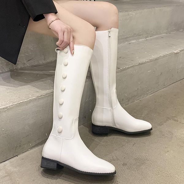 boots 2021 ladies heels fashion women square spring autumn knee-high shoes female british style toe, Black 
boots 2021 ladies heels fashion women square spring autumn knee-high shoes female british style toe, Black