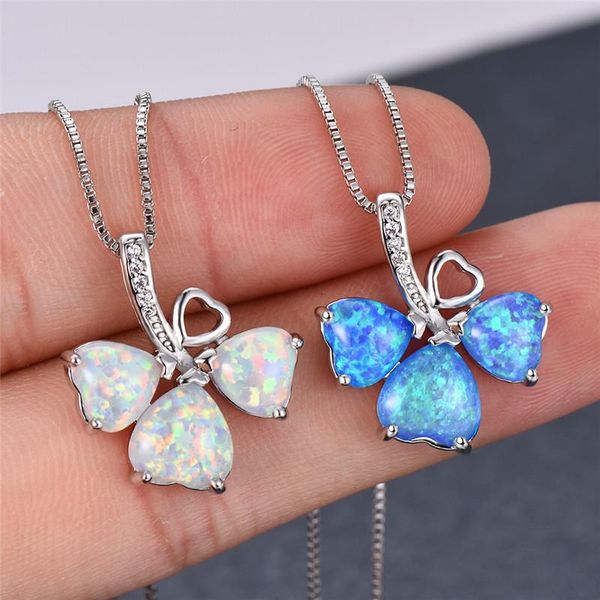 pendant necklaces cute boho female heart flower pendants fashion silver color white blue opal for women vintage jewelry
pendant necklaces cute boho female heart flower pendants fashion silver color white blue opal for women vintage jewelry