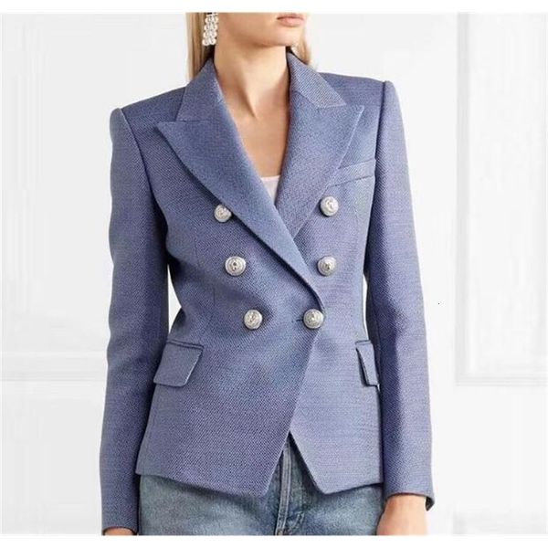 women's suits & blazers europe and america super star with the double-breasted silver metal lion head buckle thick blazer i0kf, White;black
women's suits & blazers europe and america super star with the double-breasted silver metal lion head buckle thick blazer i0kf, White;black