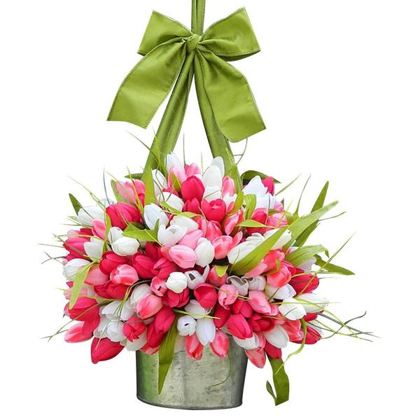 spring-tulip door bucket wreath mother's day gift home decor window wall party wedding valentines hanging tulip decorative flowers & wr
spring-tulip door bucket wreath mother's day gift home decor window wall party wedding valentines hanging tulip decorative flowers & wr